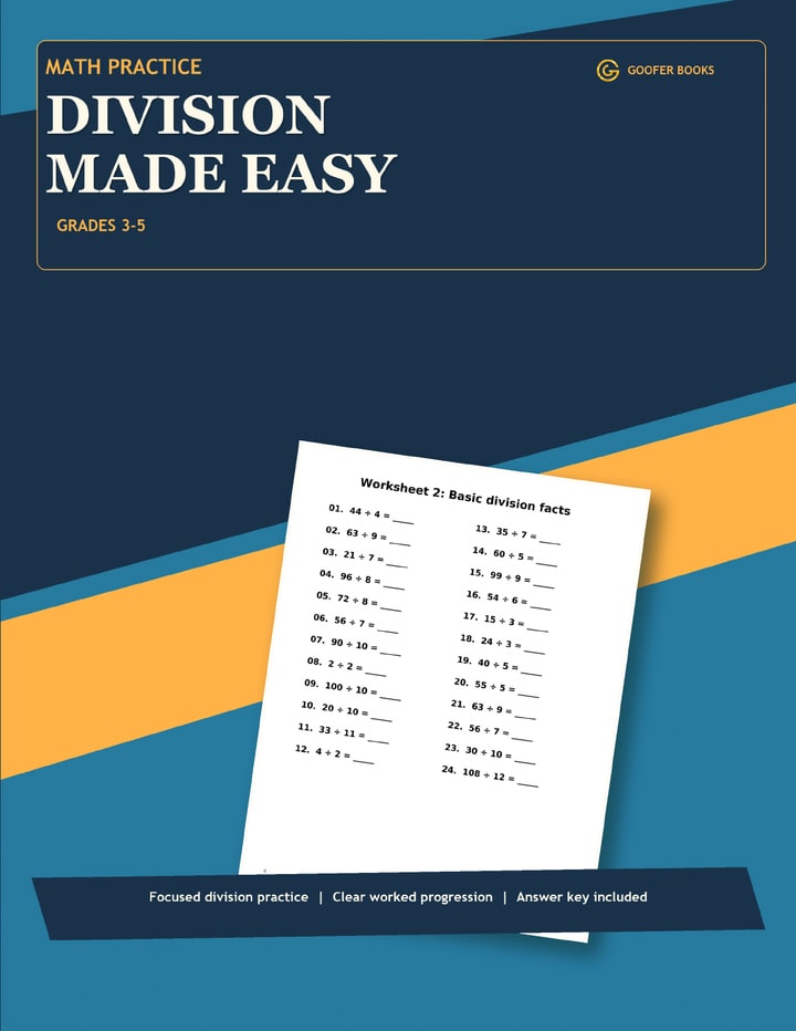 Division Made Easy: Math Practice for Grades 3–5 — A. Glorieux